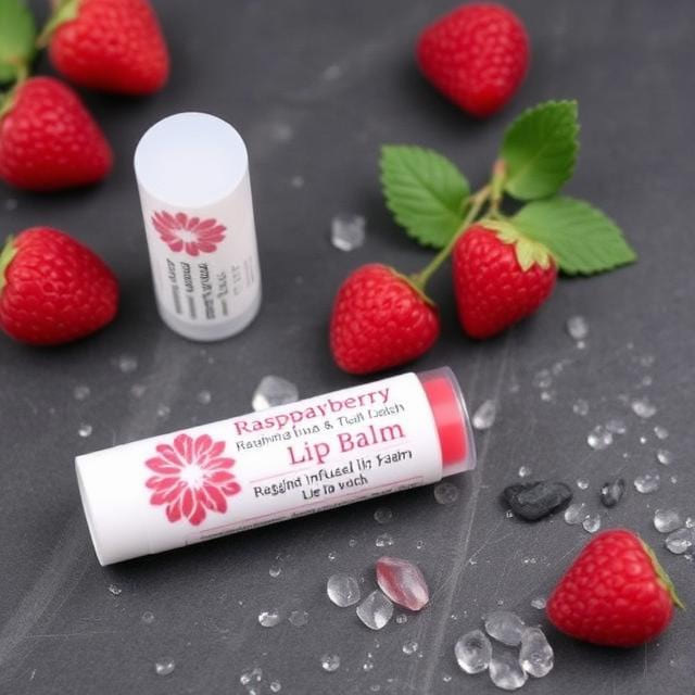 Raspberry Infused Lip Balm